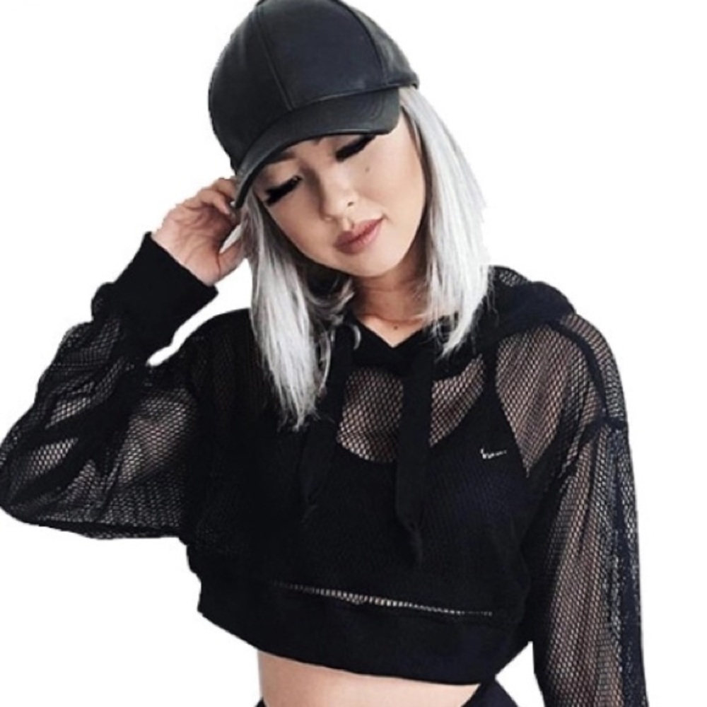 Billie Cropped Mesh Top